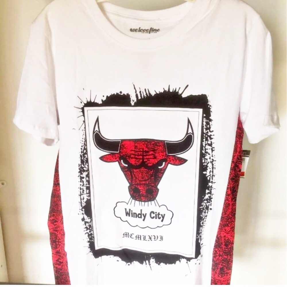 Mens Rue 21 Chicago Bulls Windy City NBA Collab Short Sleeve T Shirt Size Small - Picture 6 of 7
